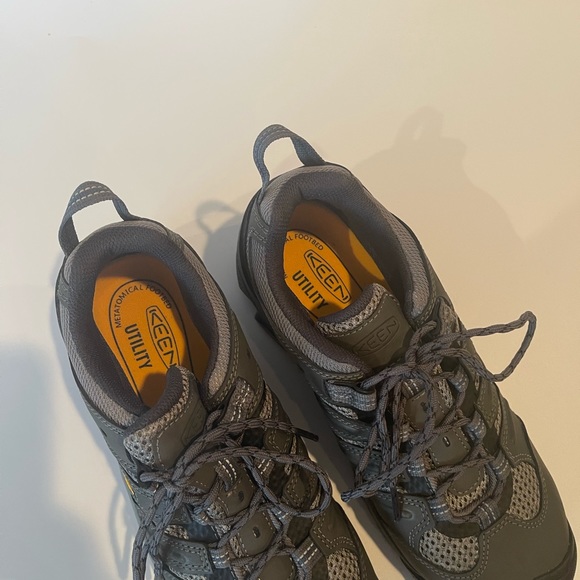 Keen Utlity Men's Lancing Low Height Steel Toe Work Shoes Magnet/Majolica Blue - Picture 2 of 5